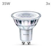 Philips LED-lamppu GU10 3,5W 275lm 840 kirkas 36° 3kpl 3kpl