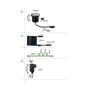 Paulmann Plug & Shine LED uppoasennusvalaisin 4.5W 3 kpl:n sarja