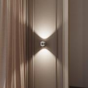 Puk! 120 Wall-LED-spotti, kirkas linssi/mattakromi