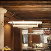 Modo Luce Clip 130-LED-riippuvalaisin caramel