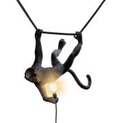 SELETTI Monkey Lamp, leveys 44 cm, musta, pistoke, IP44