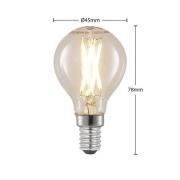 LED-filamenttilamppu E14 4W 2700K pisara him. 5x