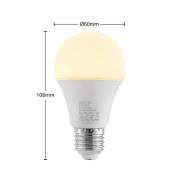 LED-lamppu E27 A60 9,5W 3 000 K opaali, 6 kpl