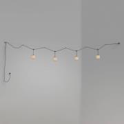 Bover Nans S/16/4L -LED-ulkoriippuvalaisin beige