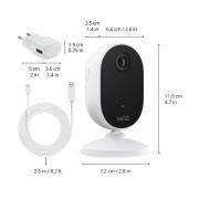 WiZ Indoor Security Camera Starter Kit, jossa on 3 x E27