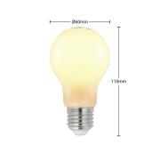 LED-lamppu E27 4W 2700K himmennys, opaali, 2 kpl