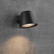 Ulkopuolinen seinävalaisin Aleria, musta metalli