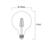 Sylvania E27 filamentti LED G120 4W 2700 K 840 lm