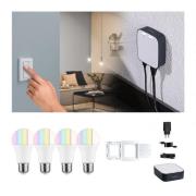 Paulmann Smart Home Bundle ZigBee 4x E27 9.3W LED matt RGBW