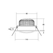 BRUMBERG Kerby-R-LED-kohdevalo 4000K alumiini