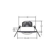 BRUMBERG BB14 uppovalo dim2warm RC nikkeli