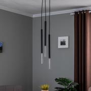 Euluna Thalassa riippuvalaisin 3-lamppuinen G9 musta/kulta pyöreä