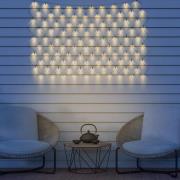 Aurinkokäyttöinen LED-valoverho IP44 110x90cm 100x