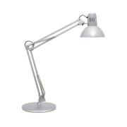 Työpöytävalaisin MAULstudy, hopeanvärinen, 49 cm, jalusta