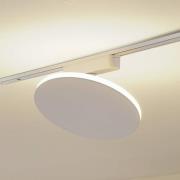 Lindby LED-kiskovalaisin Lumaro, valkoinen, alumiini, 48V, himmennettä...