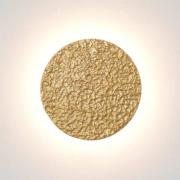 LED-seinävalaisin Meteor, kullanvärinen, Ø 27 cm, rautaa