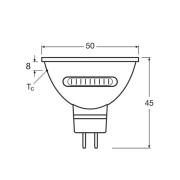 OSRAM LED-heijastin GU5.3, CCT, 12 V AC/DC, 5,6 W, 36°