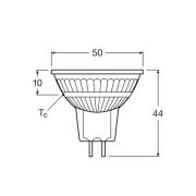 OSRAM LED-heijastin, GU5.3, 4,3 W, 12 V, 2700 K, 120°