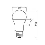 OSRAM LED Classic Star, matta, E27, 10 W, 4 000 K, 1 055 lm