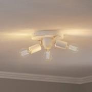 Kattovalaisin Centro, valkoinen, 3-lamppuinen, metalli, Ø 19,5 cm