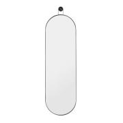 ferm LIVING seinäpeili Poise, soikea, korkeus 99 cm, lasi, rauta