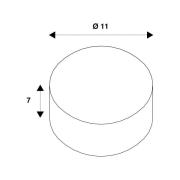 SLV LED-heijastin QPAR111, 3000 K, GU10, 12 W, himmennettävä
