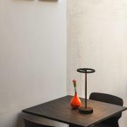 SLV LED-ladattava valaisin Vinolina One, musta, 2700 K, korkeus 33 cm