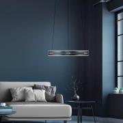 LED-riippuvalaisin PURE E-Loop, mystic grey, Ø 50 cm, alumiini, CCT