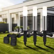 LED-maapiikkivalo 3926032 12V 3x laajennus ruostumaton teräs Ø 4cm