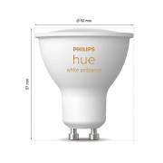 Philips Hue White Ambiance LED-heijastin GU10 4,2 W 4,2 W