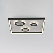 Paul Neuhaus LED-kattovalaisin Dune, 45 cm, musta, CCT, dim.