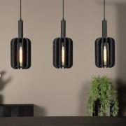 Rafal tekstiili riipusvalaisin, harmaa, kulmikas, 3-valo, 3 valoa