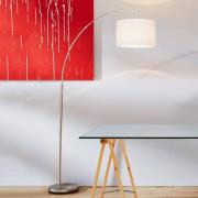 Clarie lattiavalaisin, valkoinen, raudanvärinen, 180 cm, kangas/metall...