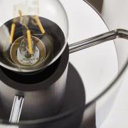 Beth pöytävalaisin savustetulla lasivarjostimella