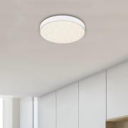 Flame Star LED-kattovalaisin, Ø 21,2 cm, valkoinen