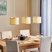 Corralee riippuvalaisin, harmaa, 3-lamppuinen