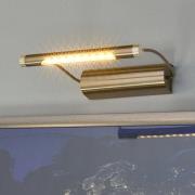 Tommy LED-kuvavalaisin, messingin värinen, paristokäyttöinen