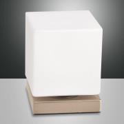 Kosketushimmennin LED-pöytälamppu Brenta kulta