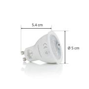 LED-heijastin GU10 CCT, 3,5 W, 366 lm