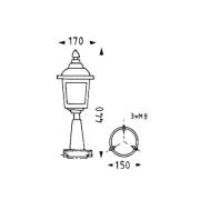 Jalustavalaisin LANDHAUS 722 S
