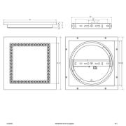 EVN ALQ -LED-paneeli valkoinen 15W 30x30 cm 3000 K