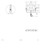 EVN LFA - kohdevalaisin ulos, hopea, 3 000 K 15 W