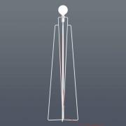 GRUPA Model M1-LED-lattiavalo valkoinen/pun. johto