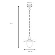 Ulkoriippuvalaisin Aruba, musta