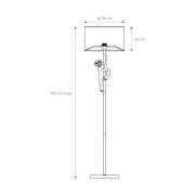 Extravaganza Chimp -lattiavalaisin, kultainen mattamusta/musta