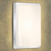 LED-ulkoseinävalaisin Julea, ruostumaton teräs, lasi