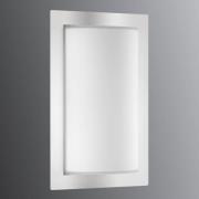 LED-ulkoseinälamppu Luis, lasi, ruostumaton teräs