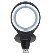 MAULmakro LED-työpistevalaisin, musta, 46 cm, jalusta