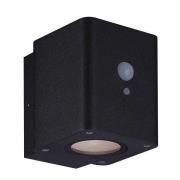 Megatron Loky LED-aurinkoseinävalaisin, anturi, kulmikas