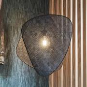 MARKET SET Riippuvalaisin Screen S, 58 cm, musta, rottinki